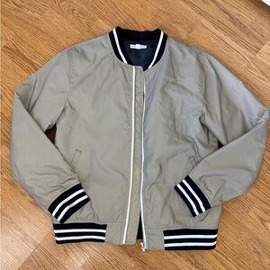 Kids gray/silver Bomber Jacket